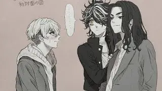 Реакция Баджи, Чифую и Казуторы на себя. [Gacha club]