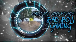 SCRIMS MONTAGE SQUAD WIPE GAME PLAY || #BADBOYPUBGGAMING || WITH HEY MAMA NO COPY RIGHTED SONG ||