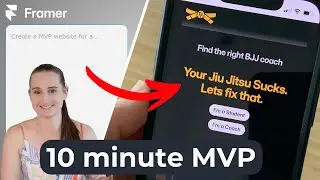 Building a Marketplace MVP in 10 Minutes (Framer AI)