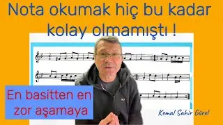 EN BASITTEN EN ZOR AŞAMAYA KADAR - HALAY ESERI SOLFEJ