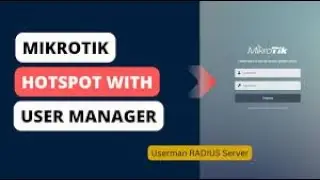 (3) Mikrotik Hotspot with Radius / Mikrotik user manager Configration