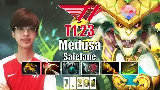 Medusa Safelane | T1.23 | WTF COMEBACK 1,111 GPM MEDUSA CARRY | 7.29d Gameplay Highlights