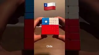 Flag loops #guatemala #chile #chad #rubikscubetrick