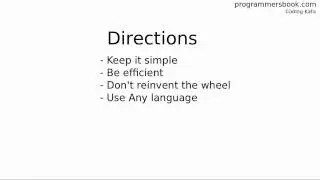 Programming Coding Kata #4 Exercise