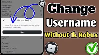 How to Change Roblox Username for FREE Without Paying 1000 Robux (2025 Method!)