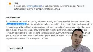 Google Ads Ad Rotation Campaign Setting