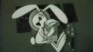 Vintage Trix Rabbit in space Cereal TV Commercial