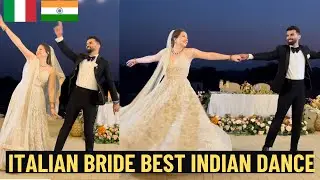 Indian Italian Best Wedding Dance Video || Bride & Groom Wedding Dance
