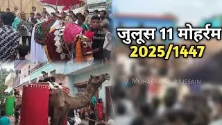 Juloos 11 Muharram 2025 | Zaidpur Muharram |