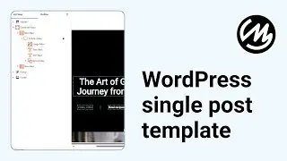WordPress single post template