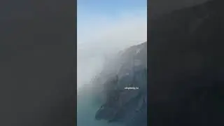 Beautiful morning at Ijen Crater