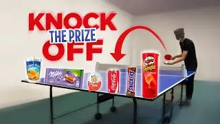 Knock the Prize Off / Table Tennis Game / #shorts