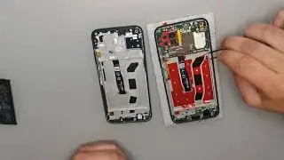 Huawei P40 Lite LCD screen with frame replacement | battery back cover replacement & disassembly