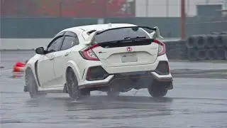 Civic Type R 1st Place Finish at Autocross| Ride along in a LOUD Track focused Mustang GT!