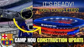 Camp Nou is DIFFERENT Now. 🔵🔴 January 30 Construction Final Look