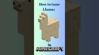 How to tame llamas in Minecraft #gaming #minecraft #gamingtips #minecrafttipsandtricks