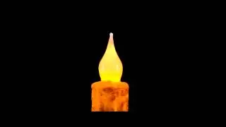 4.5 Inch Taper Battery Candle