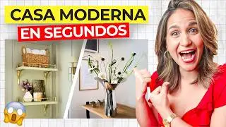 HAZ TU CASA MODERNA Fácil y Rápido, Tú Mismo! 😱 Top 10 Tips Diseño de Interiores Elegantes