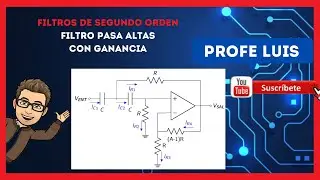 Filtros de segundo orden: Filtro Pasa Altos (ACTIVO) Config. Sallen-Key (1)