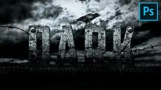 Texto Tenebroso con Photoshop  ☠️Tutorial☠️ en HD