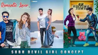 CB Editing Girl Concept Photo Editing Tutorial | Subh Devil Girl Manipulation Editing in AutoDesk