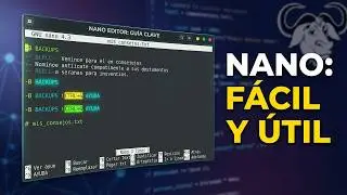 nano Editor - Guía básica de uso y mis consejos