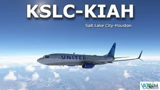 MSFS LIVE | PMDG 737 | Salt Lake City (SLC) - Houston (IAH) | Vatsim | #msfs2020