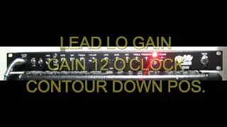 VICTOR CUSTOM WORKSHOP E530 TUBE GUITAR preamp 1U RACK demo