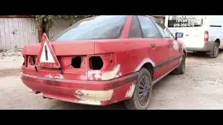 Покупка авто для проекта. Забираем Audi 80 (трейлер) PitStopMD