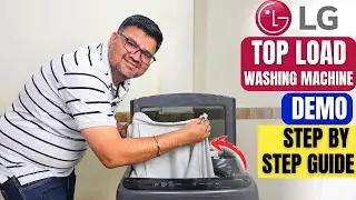 LG Top Load Washing Machine Demo 2026⚡How to Use LG Top Load Washing Machine⚡LG Washing Machine Demo