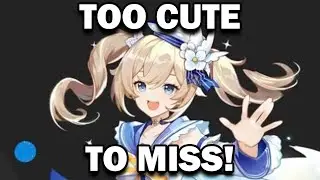 Barbara Summertime FREE Skin Show | F2P Friendly | Genshin Impact