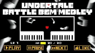 Undertale Battle BGM Piano Medley