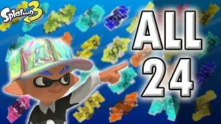 Turfing *ALL 24* Splatoon 3 stages