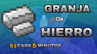 Granja de HIERRO Minecraft | fácil y rápido✅