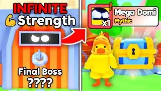 I Destroyed Secret FINAL BOSS and Got 0.1% MEGA DOMINUS Pet in Arm Wrestling Simulator! (Roblox)