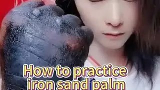 How to practice iron sand palm#martialarts #kungfuskills