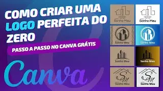 Como Criar uma LOGO Incrível no Canva Grátis do ZERO