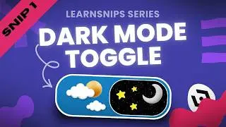 Dark Mode Toggle using HTML, CSS & JavaScript   Snip 1   Light & Dark Mode Switch Tutorial
