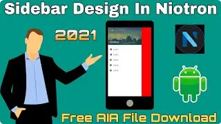 Sidebar Design in Niotron builder 2021. How to make custom sidebar? How to use sidebar in Niotron.