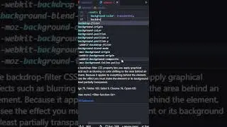 Glassmorphism in CSS #shorts #effects #css