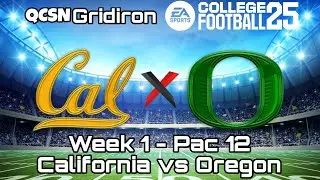 Season 1 Week 1: Cal vs Oregon | EA Sports College Football 25