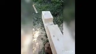 Меняем сгнившее бревно
