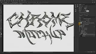 Realistic 3D Metal Chrome Text Effect / Logo Style