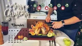 Рождественская индейка с клюквенным соусом | Christmas turkey with cranberry sauce
