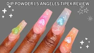 TESTING TIPEX INSTANT APEX ACRYLIC TIPS WITH DIP POWDERS