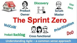 Agile-V: Scrum Initiation phase/Sprint 0 (zero) simplified