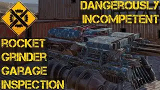 Crossout Rocket Grinder Garage Inspection