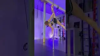Pole combo level 4 • pole sport • shoulder mount, brassmonkey, Ayesha, vertical jade split