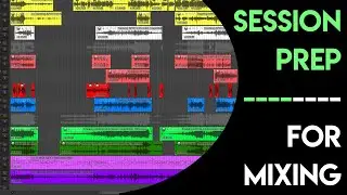How To Prep a Live Recording Mix Session (Streaming broadcast Mix)