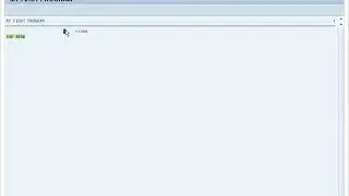 SAP ABAP basic programming Class 2 